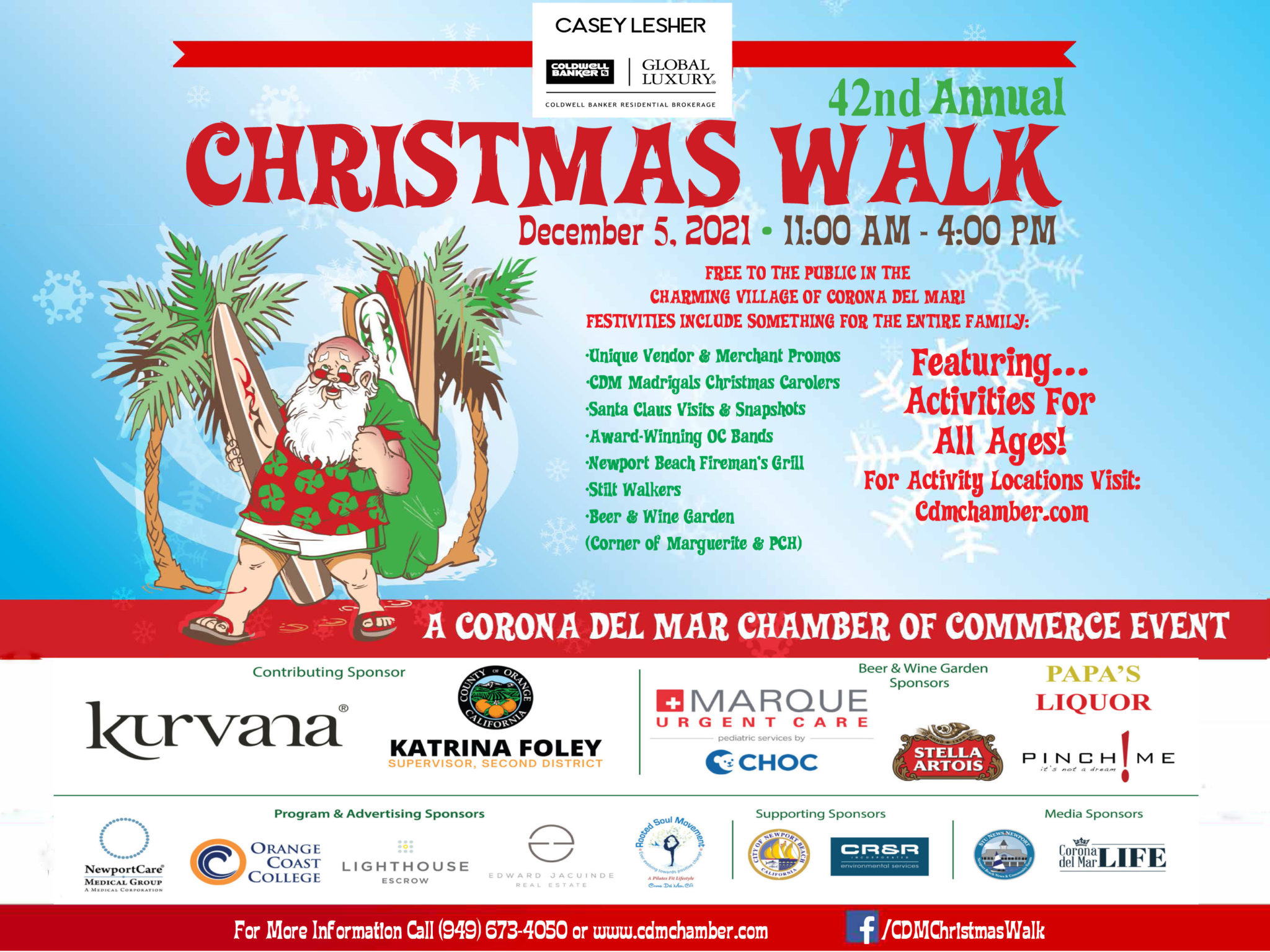 TOP Community Companies support the CdM Christmas Walk Corona Del Mar